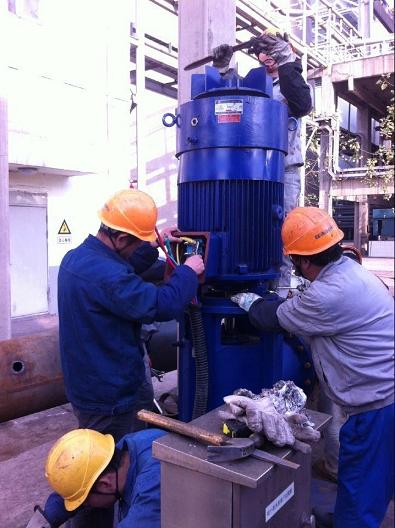 我司與皖能馬鞍山發(fā)電有限公司簽訂400RJC900-10*1長軸深井泵(圖4)